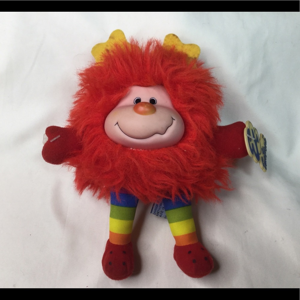Vintage 80s Rainbow Brite Red Romeo Sprite Plush